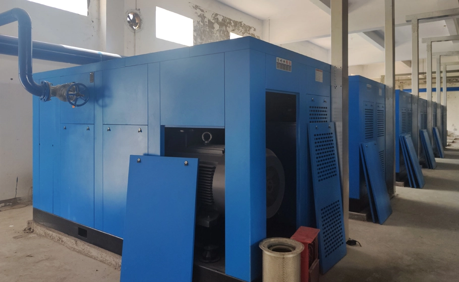 Rotary Screw Air Compressor Used In Rubber & Plastic Products